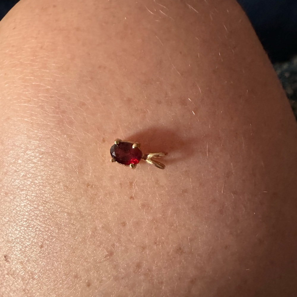 Garnet pendent
